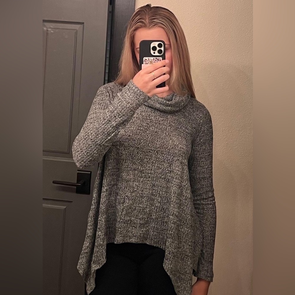 Marc New York Gray Turtleneck Sweater